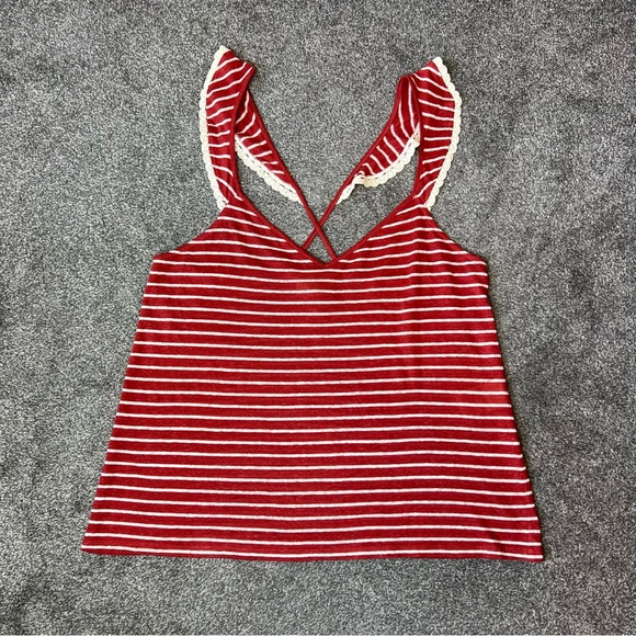 Sezane noemie top linen striped - Picture 3 of 11